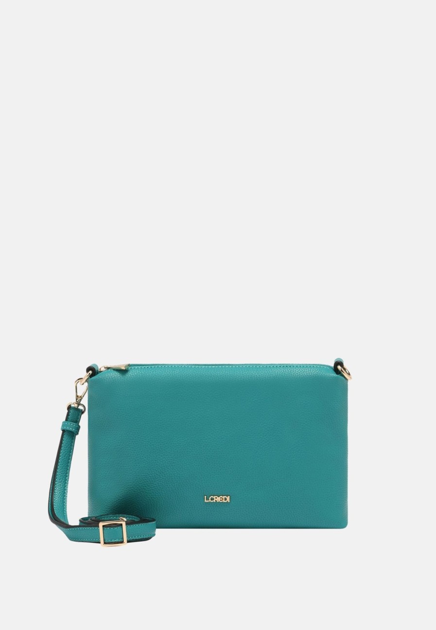 Bags L.Credi | Ella Shoulder Bag Emerald ⋆ Loomisbag