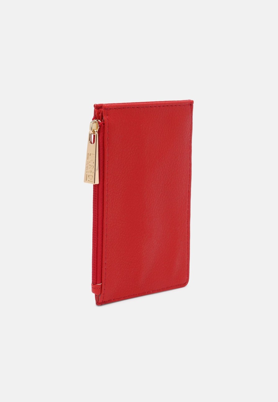 Wallets L.Credi | Filippa Card Case Red ⋆ Loomisbag